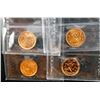 Image 2 : CANADA One Cent 1979-2006P. A Lot of 4 ICCS MS Coins