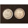 Image 1 : CANADA 5 Cents 1898. A Pair of Coins Very Fine-Extra Fine