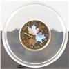 Image 1 : CANADA $10.00 2001 Gold Maple Leaf Hologram Gold Coin