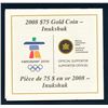 Image 3 : CANADA $75.00 2008 Inukshuk Gold Coin Proof