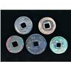 Image 2 : CHINA 200BC-1125 AD. A Group of 5 Cash Coins. Very Good-Extra Fine