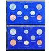 Image 2 : GREAT BRITAIN 1828-1969. A Lot of 66 Coins, Tokens & 2 sets Fine-Unc