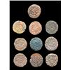 Image 2 : INDIAN STATES MYSORE 20 Cash 1834. A Lot of 10 coins C#193.2 F-VF