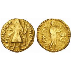 INDIAN COINS. KUSHAN. Bengal. Kushan-style Coinage, imitating Dinars of Kanishka I, c.130-158. Di…