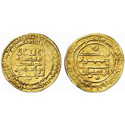 ISLAMIC. ABBASID. Al-Muqtadir, 295-320 AH. Dinar. AV 3.91g. Madinat al-Salam. 306h. With the name…
