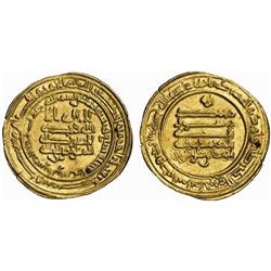 ISLAMIC. TULUNID. Ahmad b. Tulun, 254-270 AH. Dinar. AV 4.29g. al Rafiqa. 267h. Grabar 6. Rare. G…