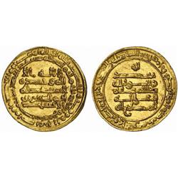 ISLAMIC. IKHSHIDID. Abu’l-Qasim, 334-339 AH. Dinar. AV 4.02g. Misr. 342h. Album 676. Extremely fi…