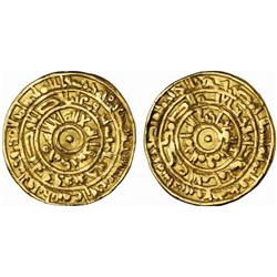 ISLAMIC. FATIMID. Al-Mu’izz, 341-365 AH. Dinar. AV 3.94 g. al-Mansuriya. 357h. Nicol 414. Album 6…