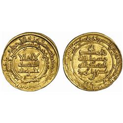 ISLAMIC. SAMANID. Nasr II b. Ahmad, 301-331 AH. Dinar. AV 4.20g. Samarqand. 310h. Album 1449.1. A…