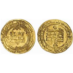 ISLAMIC. SAMANID. Nasr II b. Ahmad, 301-331 AH. Dinar. AV 2.85g. al-Muhammadiya. 318h. Album 1449…