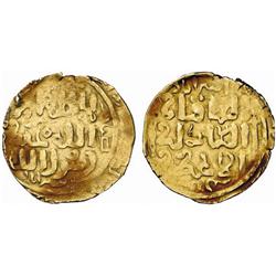 ISLAMIC. GREAT MONGOL. Temp. Chingiz Khan, 603-624 AH. Dinar. AV 3.96 g. Astarabad. Date not visi…