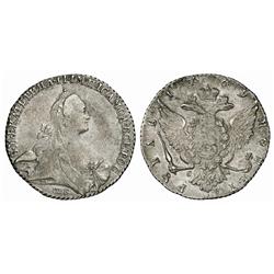 Russian Coins and Historical Medals. Catherine II, 1762-1796. Rouble 1769 ???-?I-CA. 23.80 gm. Bi…