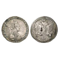 Russian Coins and Historical Medals. Catherine II, 1762-1796. 20 Kopecks 1788 ???. 4.05 gm. Bit 4…