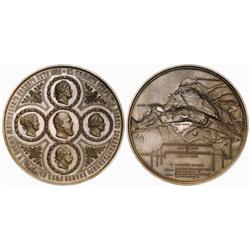 Russian Coins and Historical Medals. MEDALS OF ALEXANDER III. Medal.Bronze. 84 mm. Unsigned. On t…