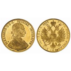 Russian Coins and Historical Medals. Nicholas II, 1894-1917. GOLD Coinage with the name of Alexan…