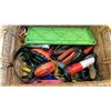 Image 2 : BOX AND BASKET OF TOOLS AND SHOP SUPPLIES