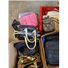 Image 2 : 4 BOXES OF HANDBAGS, BACKPACKS, LAPTOP BAGS AND MORE