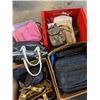 Image 3 : 4 BOXES OF HANDBAGS, BACKPACKS, LAPTOP BAGS AND MORE