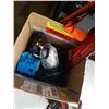 Image 2 : BOX OF TOOLS, HEDGE WIZARD POLE PRUNER, SPEED DRILL