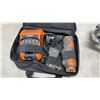 Image 2 : Ridgid R3210 Saw, 7 1/4-Inch Circular Worm Drive and Ridgid  cordless multi cutter with battery and 