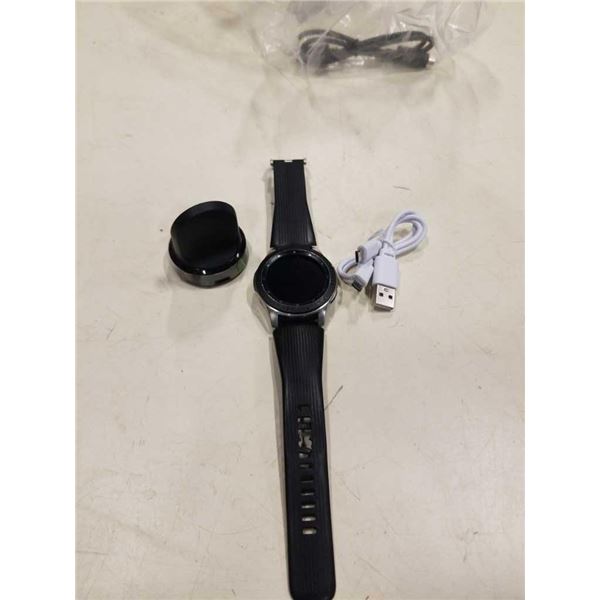 SAMSUNG GALAXY SMARTWATCH SM-R800 46MM WITH CHARGER TESTED AND WORKING ...