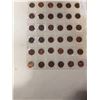 Image 2 : 2 PAGES OF COINS - USA PENNIES 1970-80, US DIMES, AND PHILLIPINES PESOS