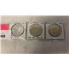 Image 2 : 3 CANANDIAN DOLLAR COINS - 1967 CENTENNIAL, 1968-1969 FIRST DOLLAR