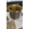 Image 8 : BRASS BUCKETS, VASE, BOWL