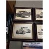Image 2 : 4 MUSCLE CAR ETCHINGS AND PROTOTYPE