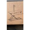 Image 2 : NEW VIVO BLACK DESK RISER WITH SINGLE MONITOR MOUNT