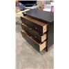Image 2 : BLACK 3 DRAWER DRESSER