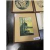 Image 2 : 4 VINTAGE SIGNED PAINTINGS