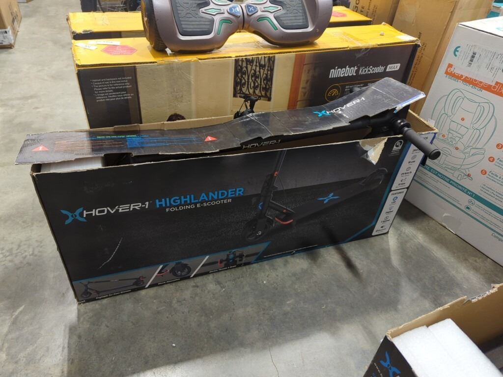 XHOVER-1 HIGHLANDER E-SCOOTER - TESTED WORKING, STICKY THROTTLE