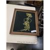 Image 1 : VINTAGE FRAMED SILK SCREEN SIGNED PLEE