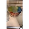 Image 2 : CRYSTAL DECANTER WITH GLASSES AND VASES