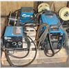 Image 3 : MILLER ARC WELDER W/ 2 MILLER 22A 24V WIRE FEEDERS