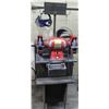 INDUSTRIAL BALDOR STEEL GRINDER ON STAND W/