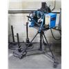 INDUSTRIAL GENTEC WELDING LATHE C/W 3 PIPE STANDS