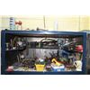 Image 3 : BLUE INDUSTRIAL 3 TIER ROLLING TOOL CABINET W/