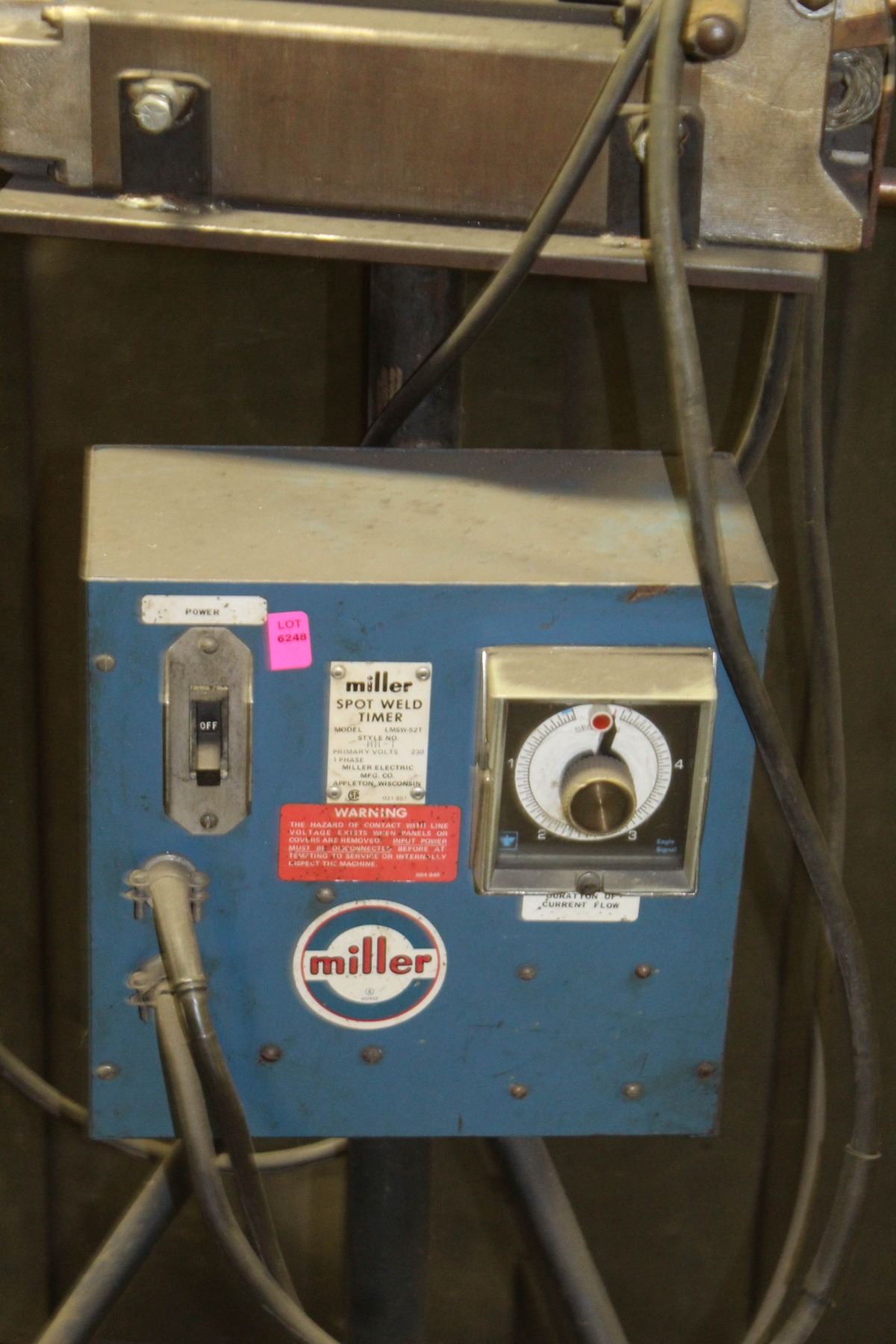 MILLER SPOT WELD TIMER MACHINE