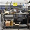 Image 1 : HD METAL WORK TABLE C/W CONTENTS & BACK RACK