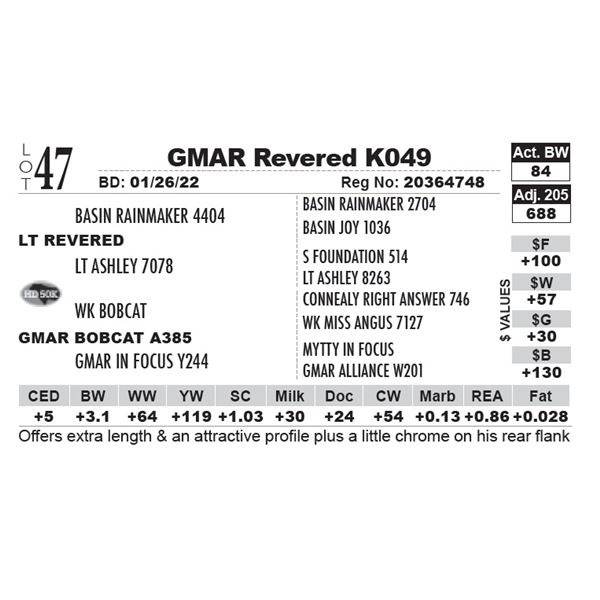 GMAR Revered K049