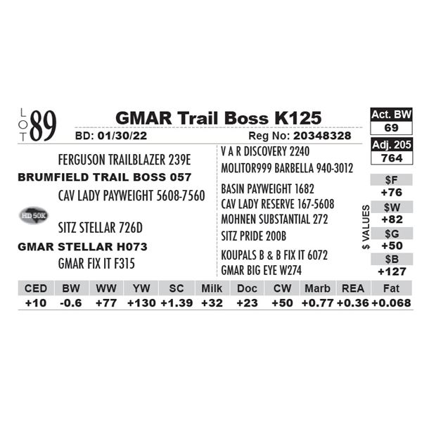 GMAR Trail Boss K125