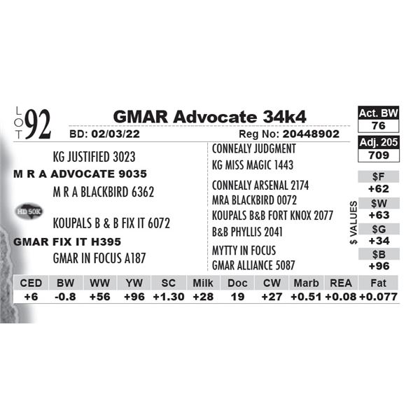 GMAR Advocate 34k4