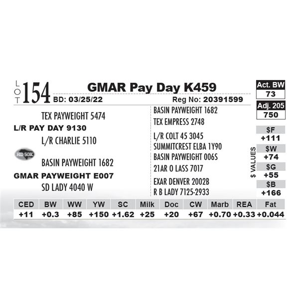 GMAR Pay Day K459