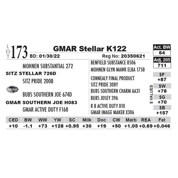 GMAR Stellar K122
