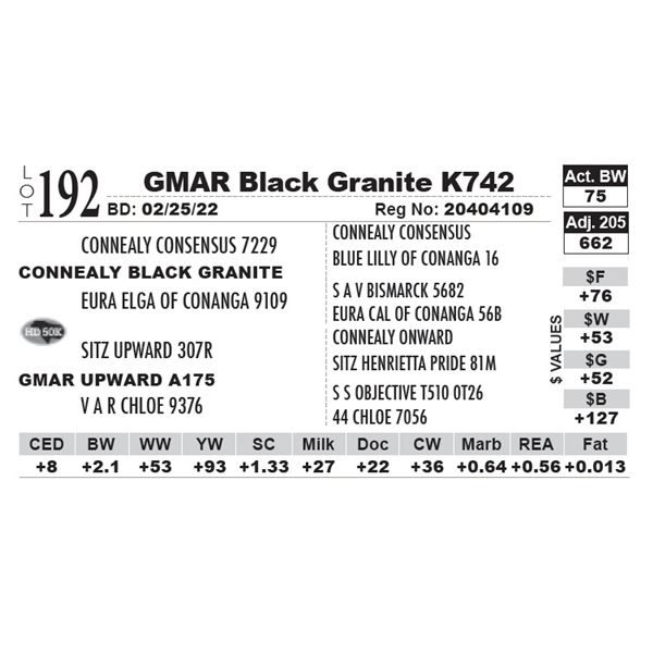 GMAR Black Granite K742