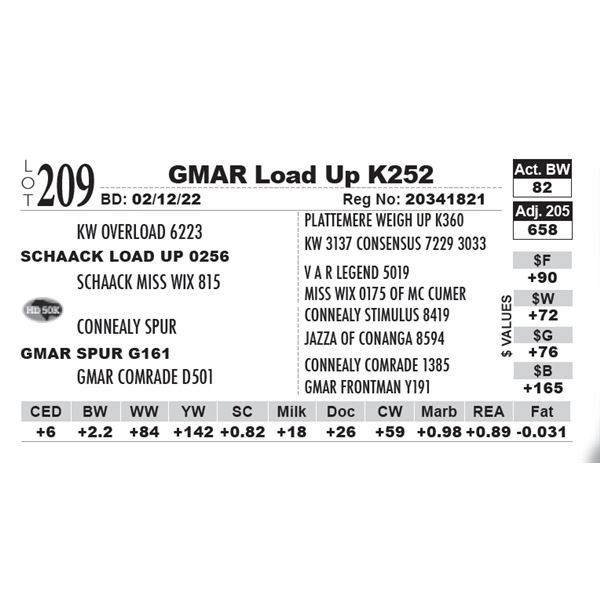 GMAR Load Up K252