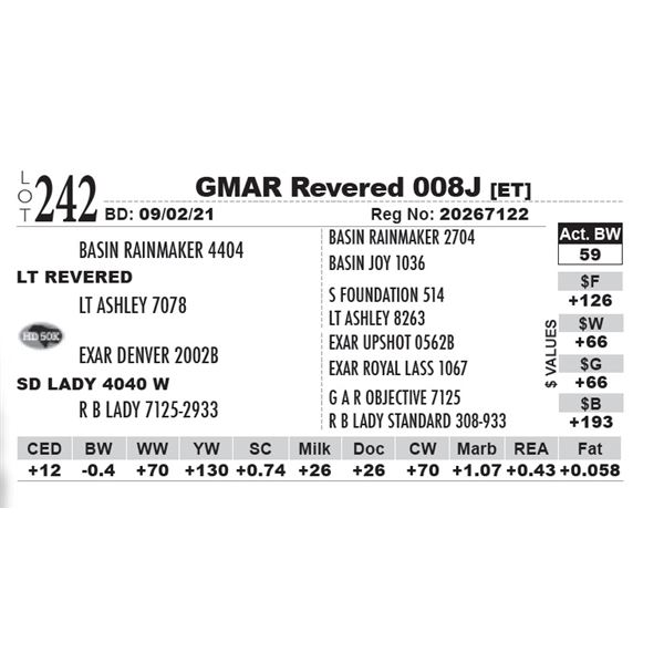 GMAR Revered 008J