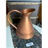 Image 1 : Victorian Copper Water Flagon 11H x 10W